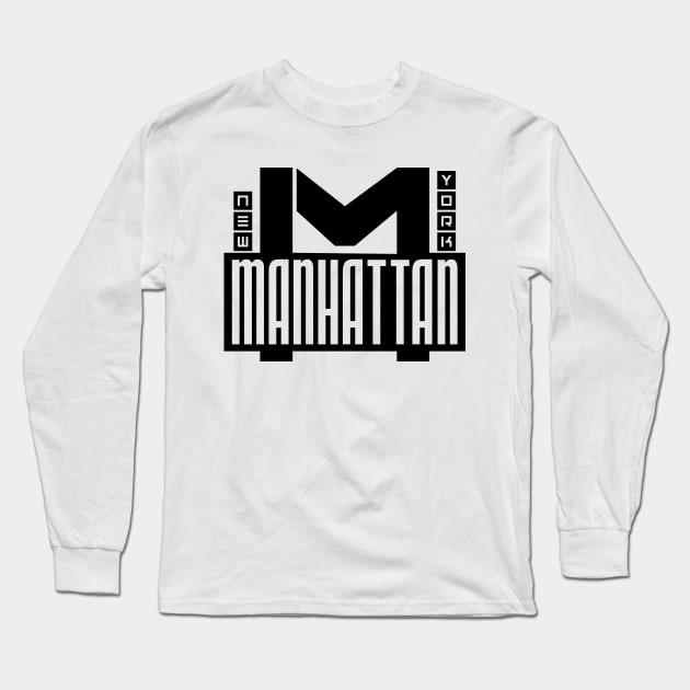 Manhattan Long Sleeve T-Shirt by colorsplash